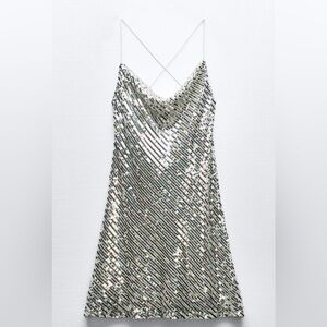 BNWT ZARA SEQUİN DRESS